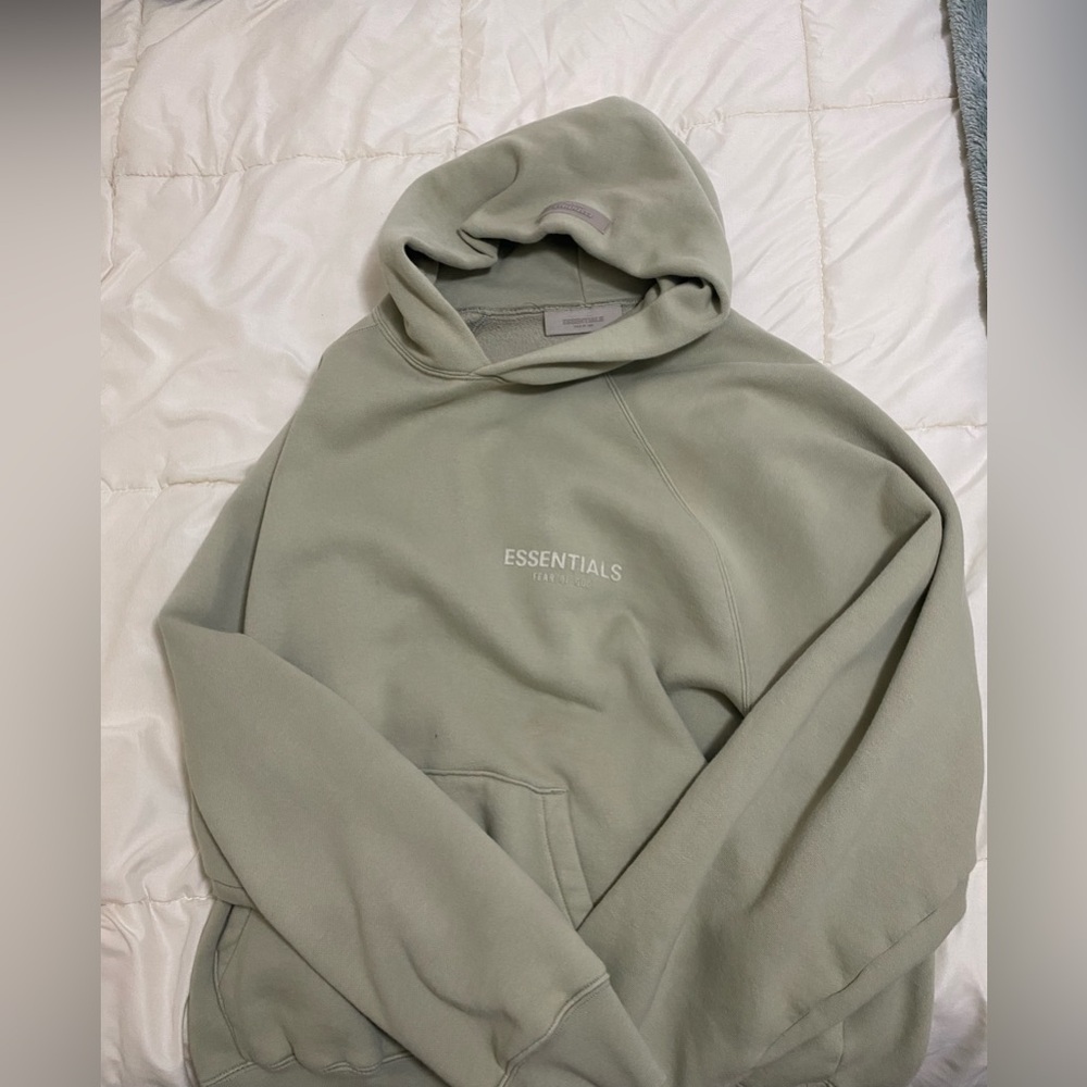 Essentials Hoodie Seafoam Green